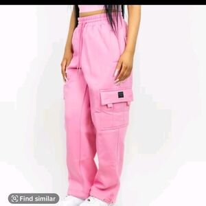 FB County Pink Cargo Pants